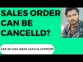 How to cancel sales order in SAP SD | How to reject sales order in SAP SD