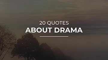 What is the purpose of drama and Theatre?