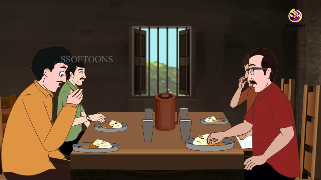 ভাতের হোটেলের ভূতের কাণ্ড | Bhuter Cartoon | Bengali Horror Cartoon | Bangla Bhuter Golpo