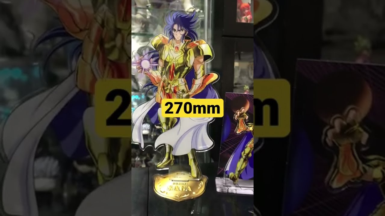 値下げ　聖闘士星矢　黄金聖闘士　BIGアクリルスタンド　サガ&アイオロス　セット 予約】聖闘士星矢 BIGアクリルスタンド アイオロス【JF2024