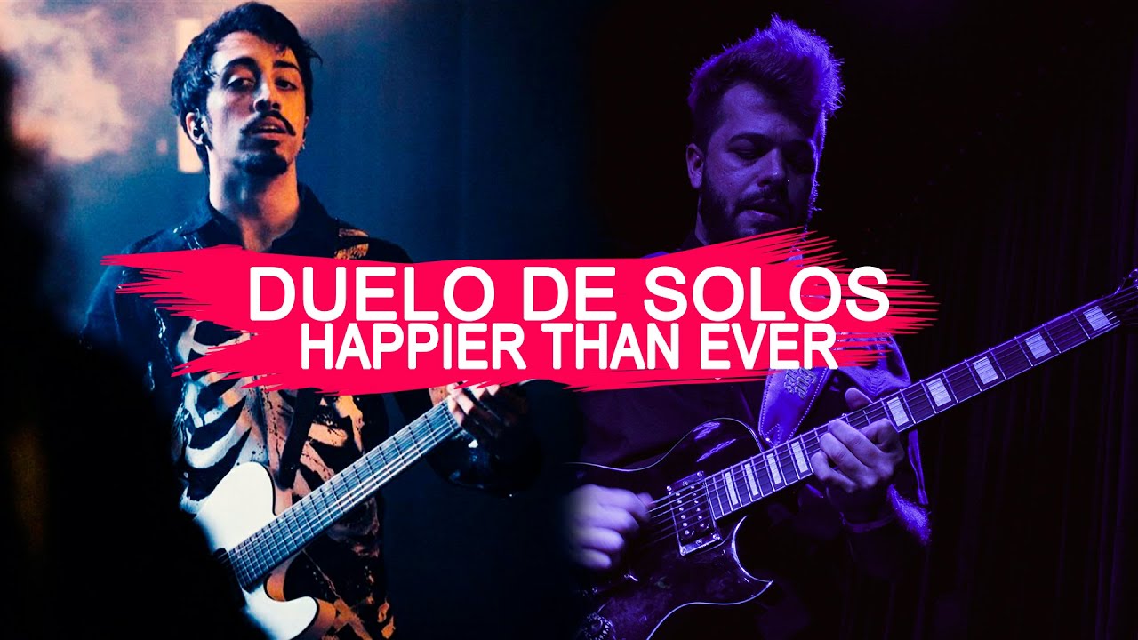 Lucas Inutilismo VS Lucas Lopes Guitar (DUELO DE GUITARRA) Happier Than Ever GUITAR SOLO