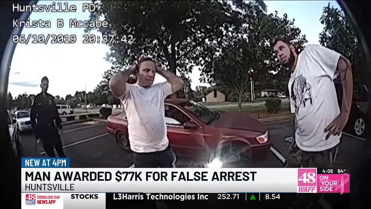 Man awarded $77K after wrongful Huntsville police arrest - YouTube
