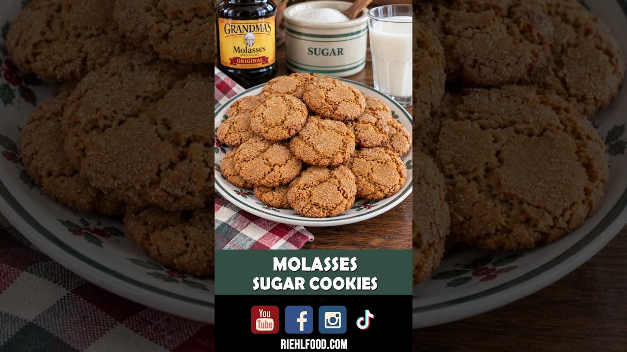 MOLASSES SUGAR COOKIES