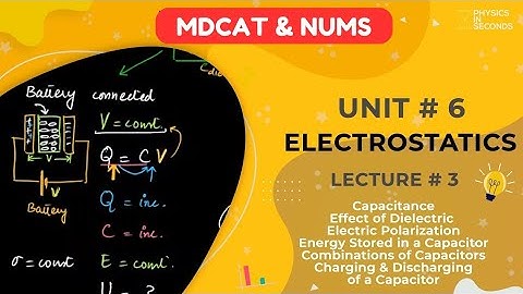 #MDCAT Physics Unit#6 Electrostatics Lecture#3