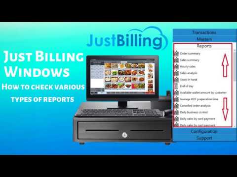 Just Billing Windows- How to check various types of reports? Just Billing Windows- How to check various types of reports?