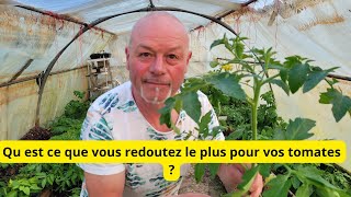 Qu ' est ce que vous redoutez le plus pour vos tomates ,    ?