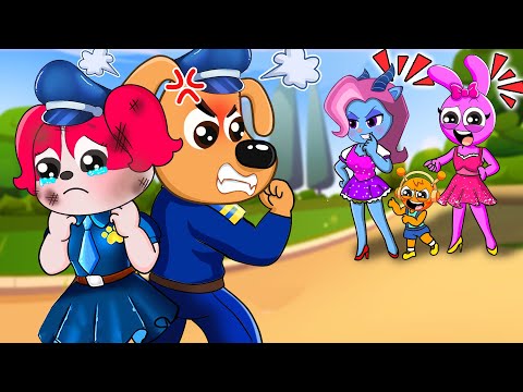 Can The Labrador Help Papillon When Her Friends Tease Her?  | Sheriff Labrador Stories