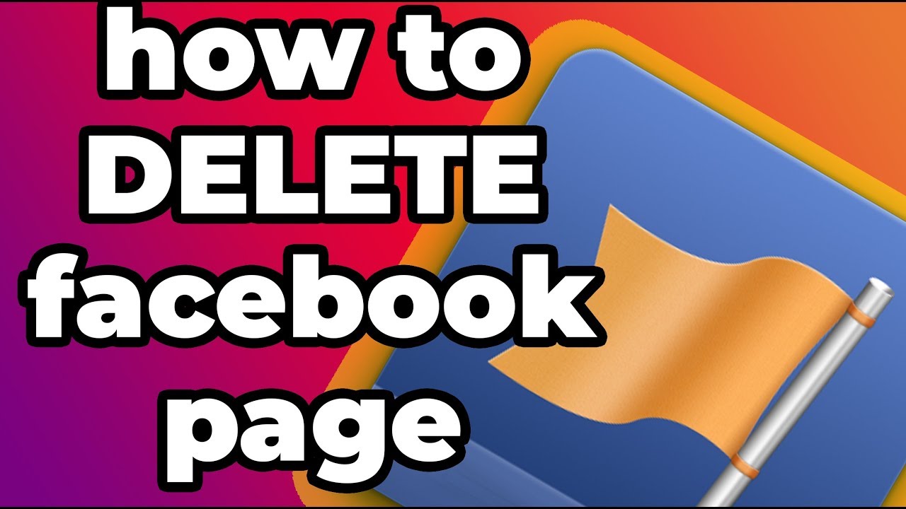 how to delete a facebook page 11 on mobile