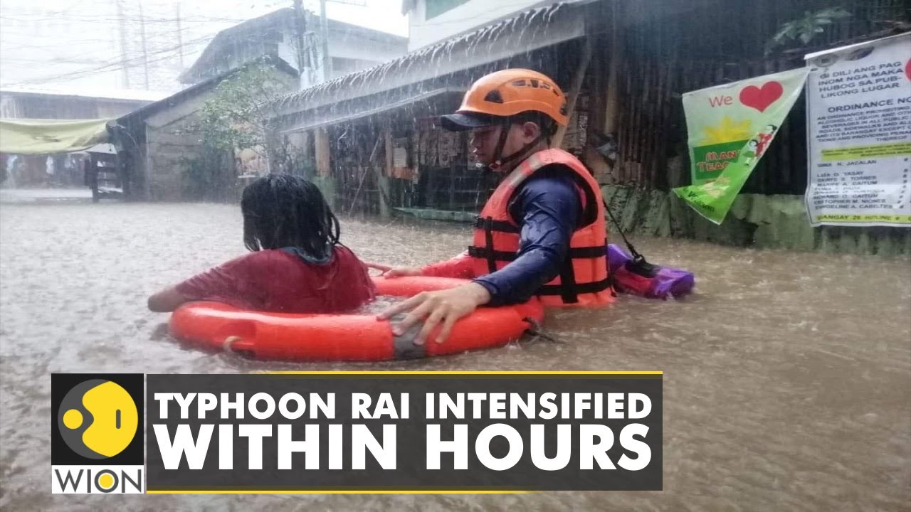 Aftermath of typhoon rai in Philippines | United Nation | 75 People Died | WION | English News