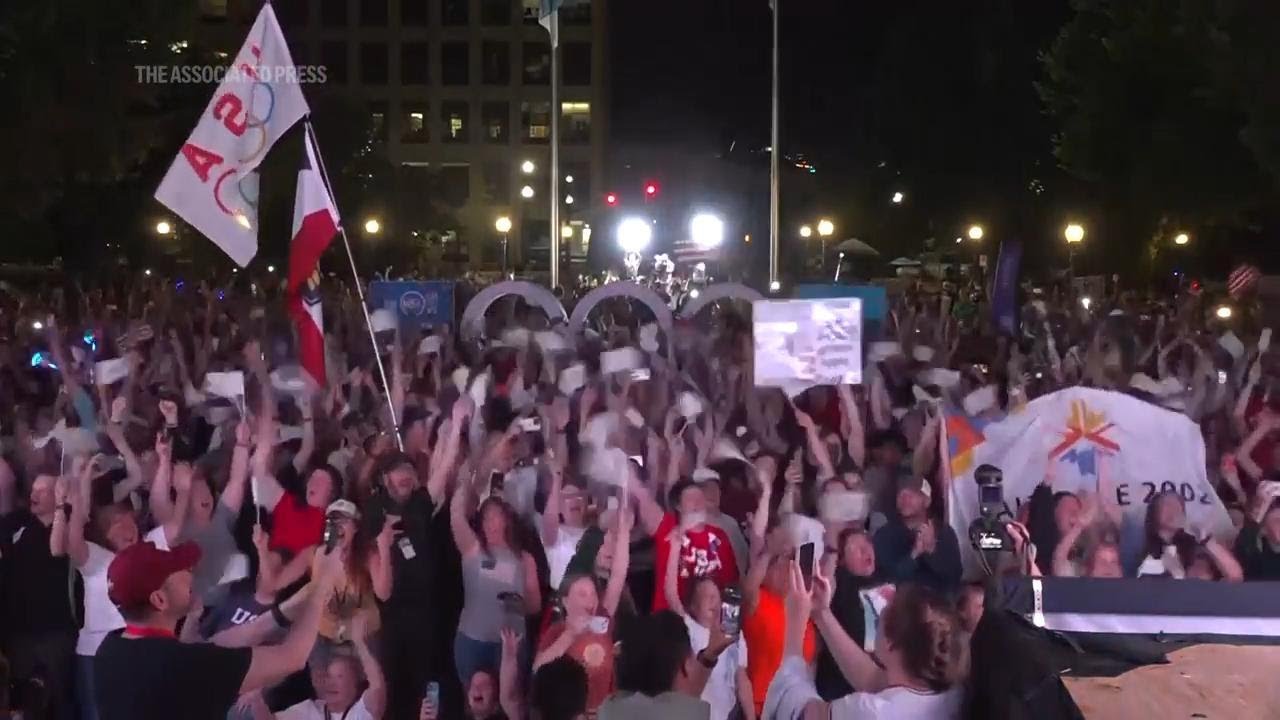 Salt Lake City confirmed as host for the 2034 Winter Olympics - YouTube