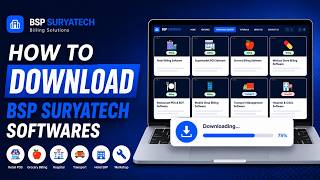 How to Download BSP SuryaTech Software  Retail, POS, ERP, Hospital, School &amp; Billing Software