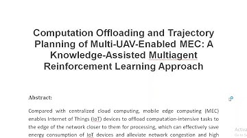 Computation Offloading and Trajectory Planning of Multi UAV Enabled MEC A Knowledge Assisted Multiag