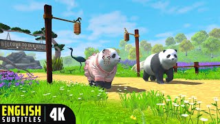 Panda Game | Animal Games | family simulator #pandagaming#animalslover#animalsvideo#animatedstories
