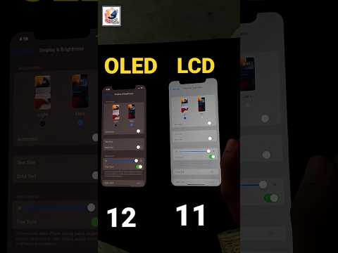 iPhone OLED display vs LCD Display 😲 2023 #shorts