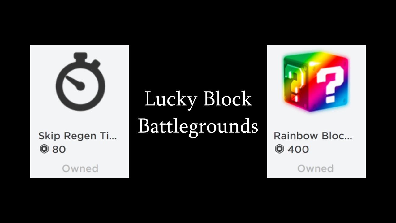 Getting the void blocks gamepass in Lucky Blocks Battlegrounds! 