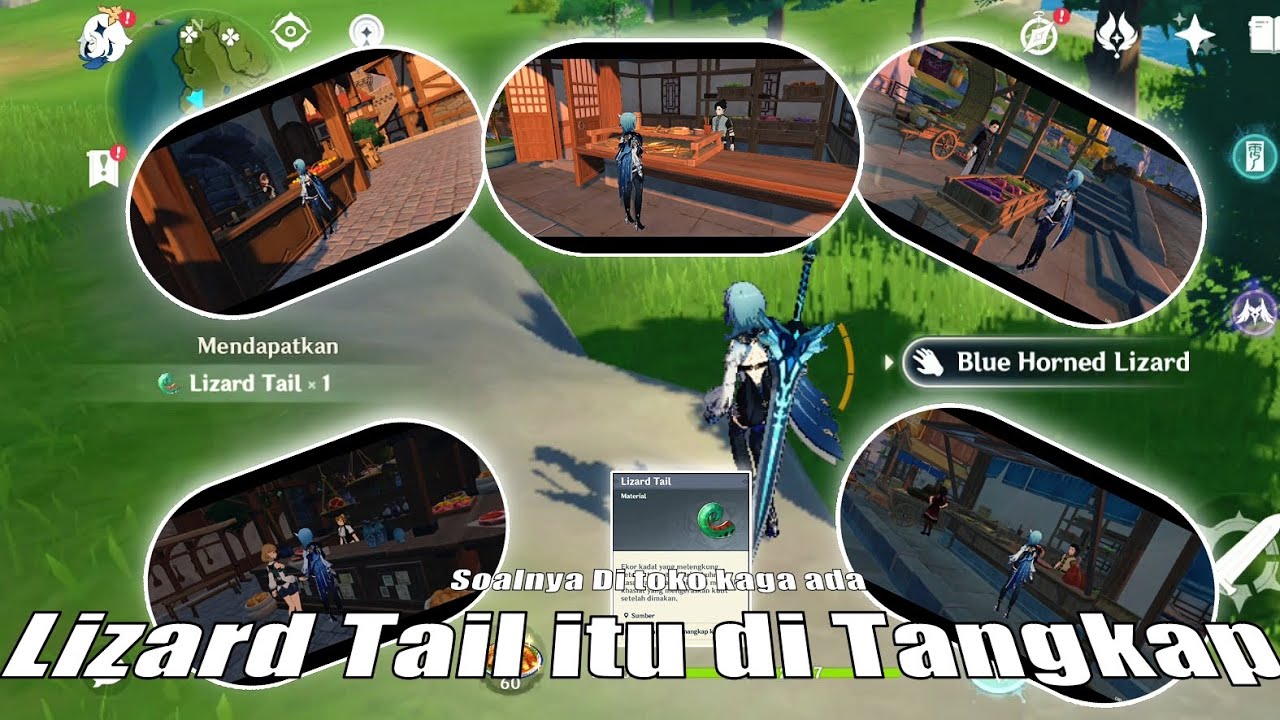 Jadi Lizard Tail ( Ekor Kadal ) di toko itu kaga ada. - Genshin Impact
