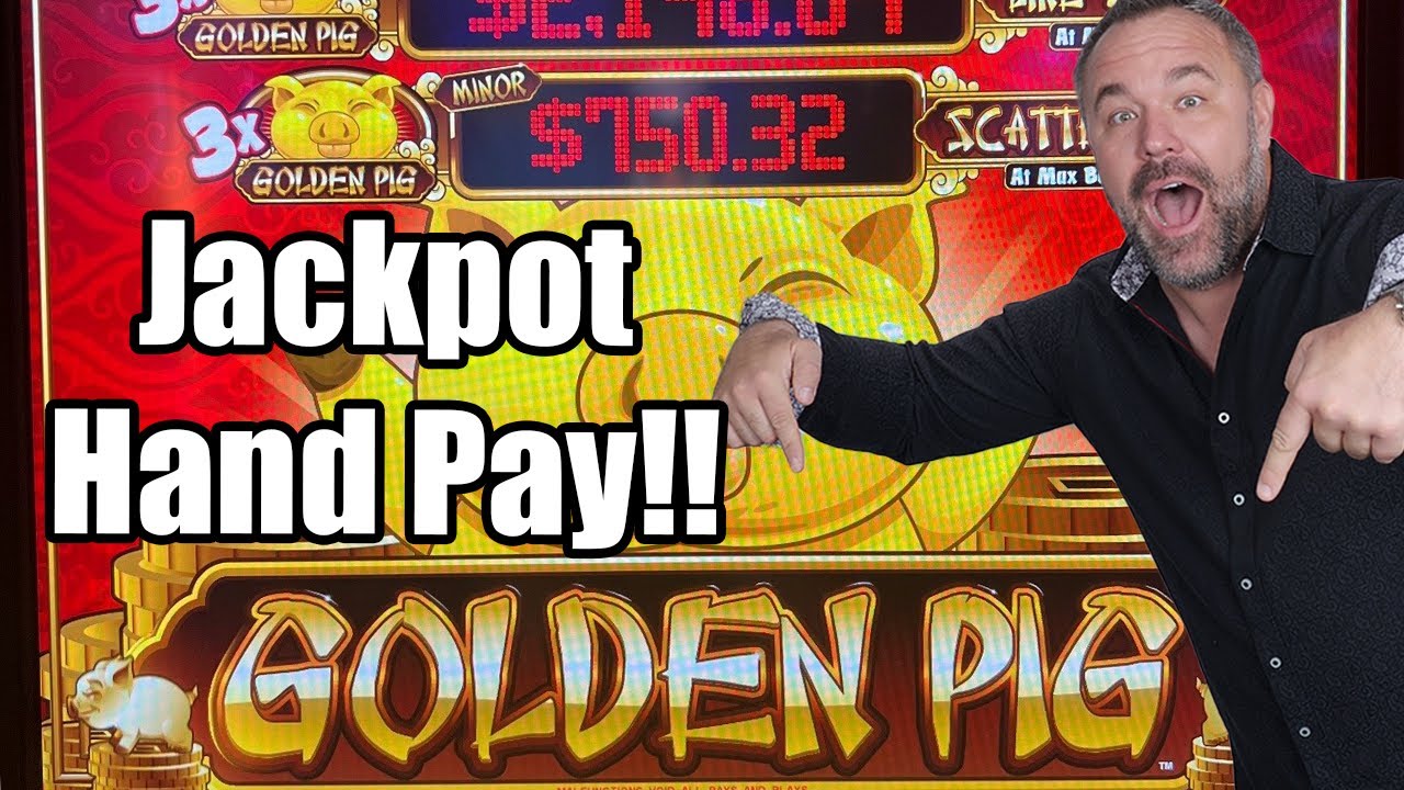 Golden Pig - All MAX Bets! - Jackpot Hand Pay - Potawatomi Hotel