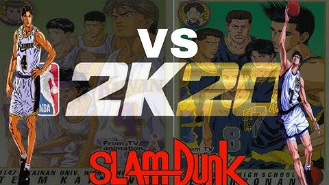 NBA2K20 ANDROID OVERTIME GAME SLAM DUNK MOD  KAINAN(LAKERS) VS RYONAN(76ERS).