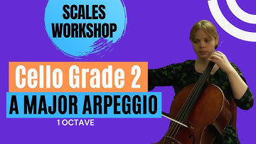 Scales Workshop - Cello Grade 2 - A Major Arpeggio: 1 Octave