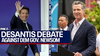 Gov. DeSantis set for unconventional debate with Gavin Newsom