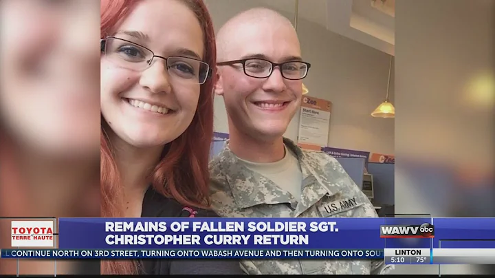 Remains of fallen soldier sgt. christopher curry r...