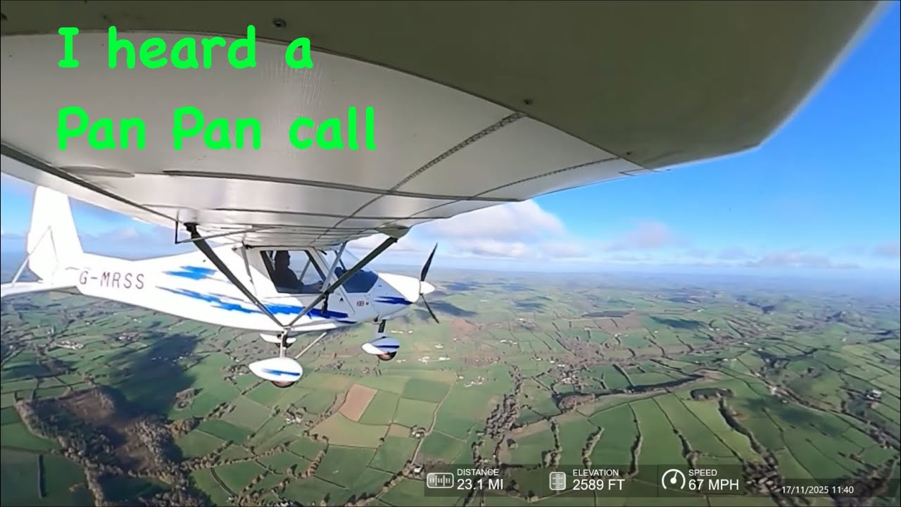 I went for a quick flight and heard a "pan pan" distress call. Fortunately, it ended happily