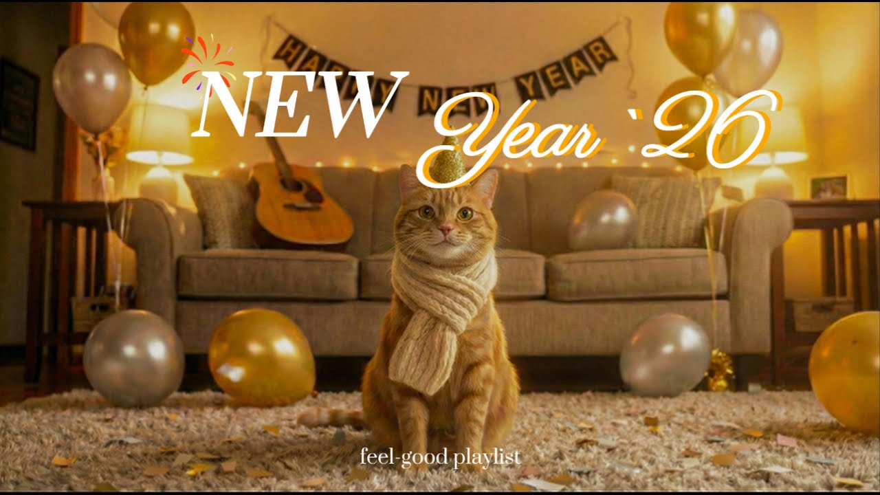 New Year's Dawn 2026 🎊 ✨ Uplifting Acoustic Pop for New Beginnings | 30+ Min Feel-Good Playlist