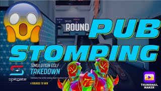 Splitgate pub stomping gameplay