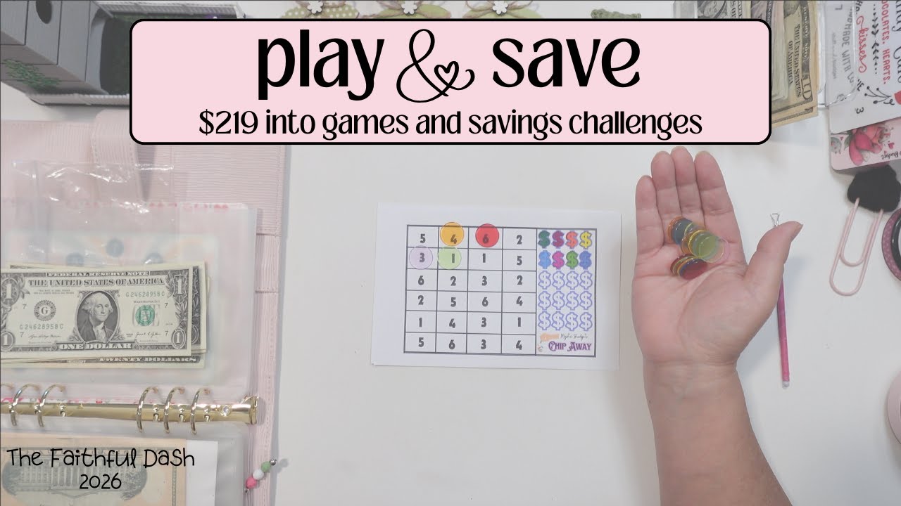 Play & Save #80 | Stuffing $219 into Games and Savings Challenges