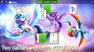 【Microsoft Solitaire Collection】Two Game Tango Mini(Pyramid , TriPeaks)  2023/05/26