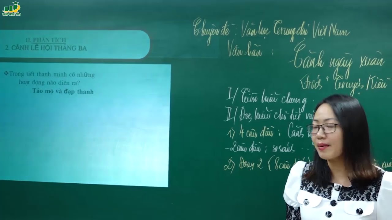 Ngữ Văn Lớp 9 Phan Tich Cảnh Ngay Xuan Trich Truyện Kiều Của Nguyễn Du Youtube