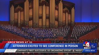 LDS church returns to in-person general conference after two years