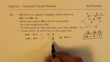 Best 5 on Vectors Collinear Points Geometry Section Formula GCSE MCV4U CBSE 12 - EDEXCEL - GCSE