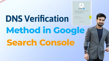 DNS Verification method in Google Search Console | via DNS TXT Record