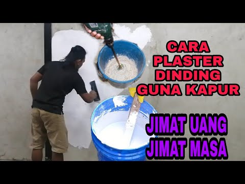 Video: Mortar simen-kapur untuk plaster