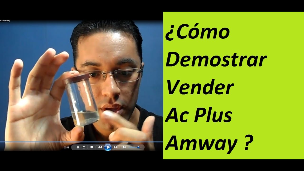 El Ac Plus. 2° Consejo para vender productos Amway.Tips - YouTube