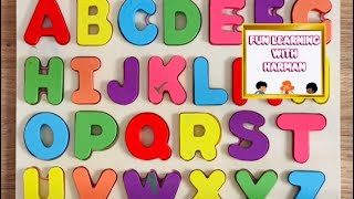 Learn A-Z Alphabets (lets find all the Alphabets, who hide around the things)