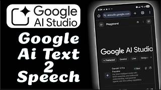 Google AI Studio Text to Speech: How to Generate Realistic Voiceover in Any Language screenshot 4