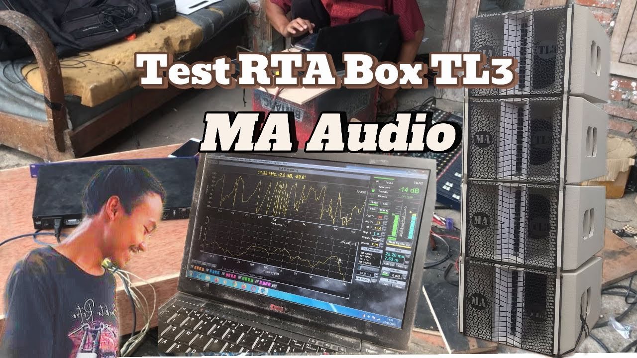 Test Respon RTA Smart Live Box Line Array TL3 Kepunyaan MA Audio ‼️ ...