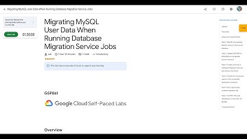 Qwiklabs | Migrating MySQL User Data When Running Database Migration Service Jobs [GSP861]