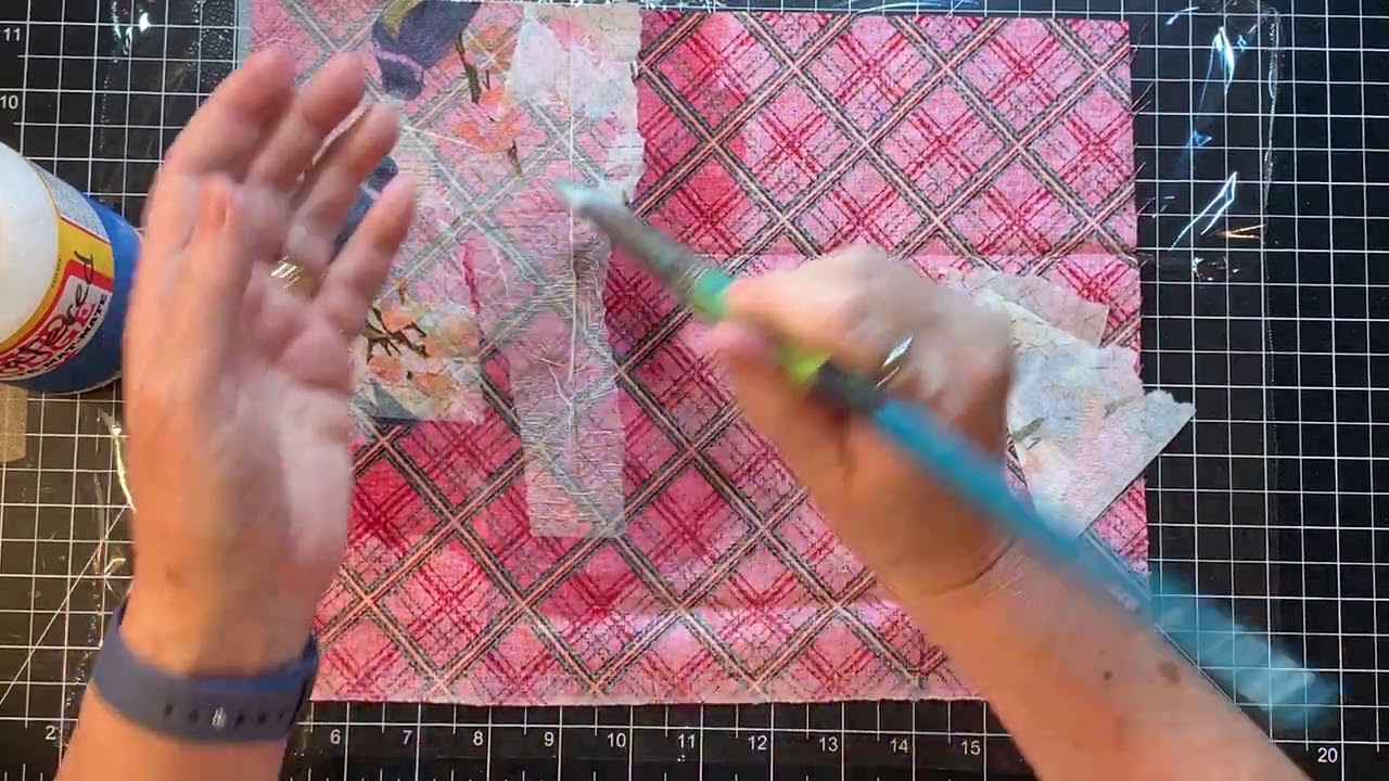Mixed Media Monday! - Fabric Paper for Journal Covers