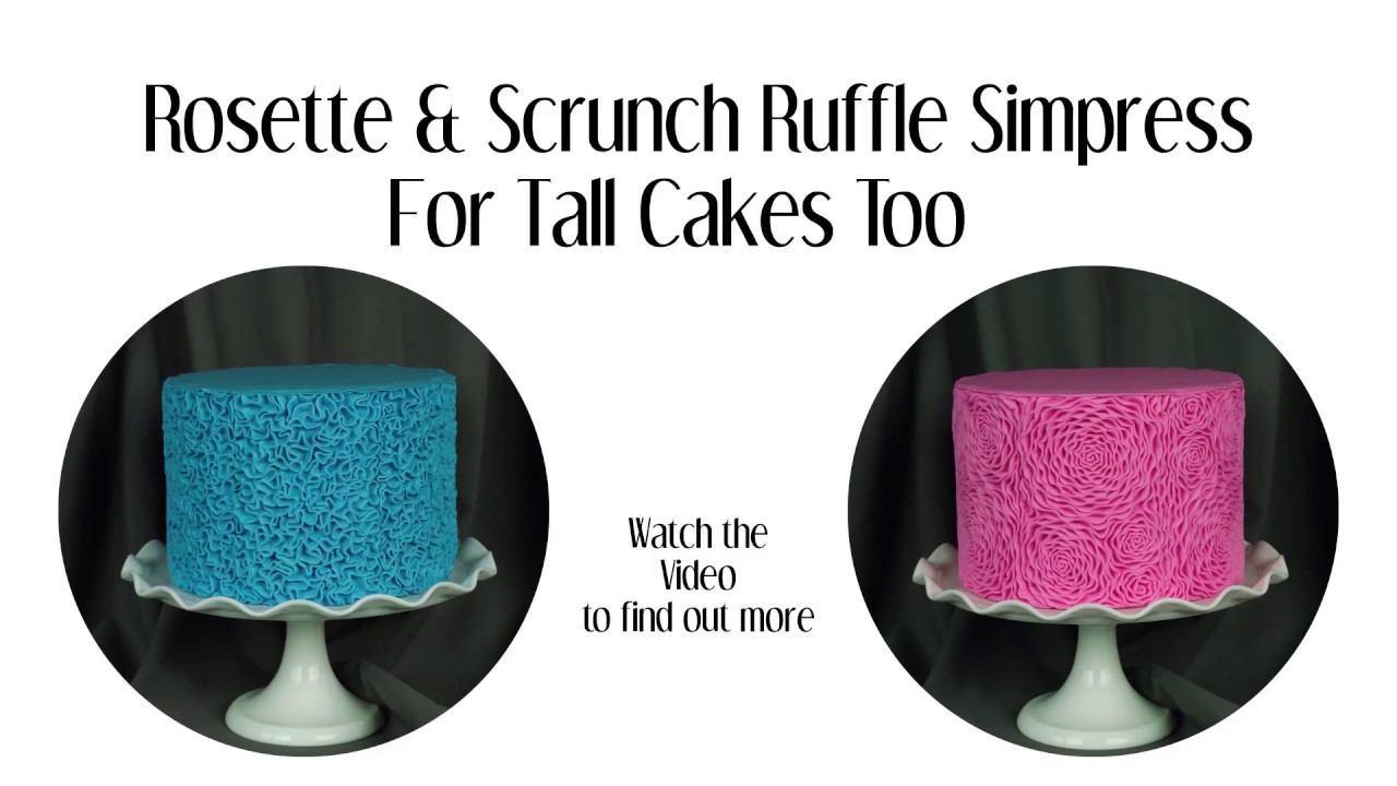 Straight-Up Ruffle Silicone Mold for Food Safe Fondant Cake Decorating