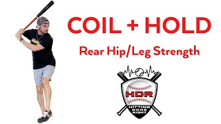 Simple Hip Coil and Hold - Rear hip/leg strength | Hitting Done Right