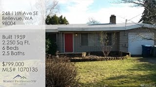 Sold for $767,500 - 248 111th Ave SE, Bellevue 98004