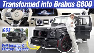 How Tuning Transforms A Mercedes G63 Into A Brabus G800 Full Exterior Interior Custom Build