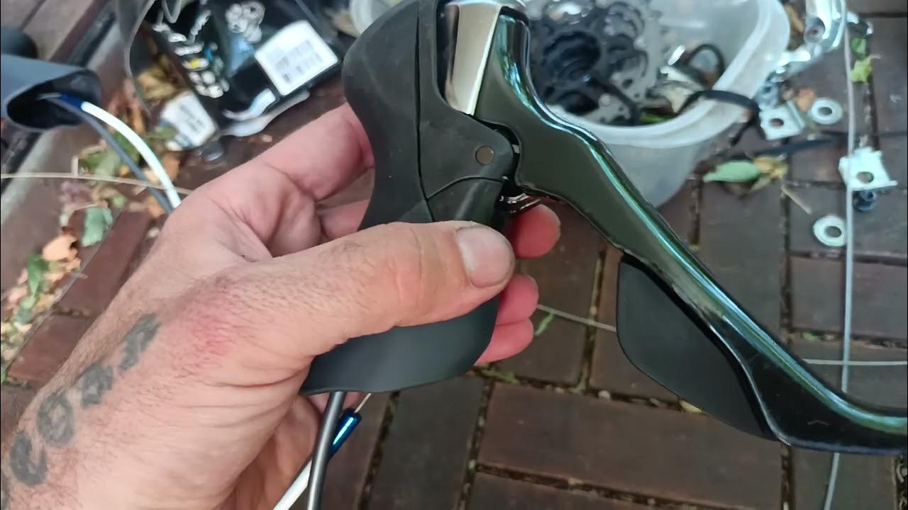 How to replace Shimano Hoods on Dura Ace Shifters YouTube