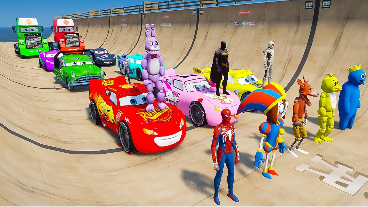 GTA V SPIDER-MAN 2, FIVE NIGHTS AT FREDDY'S, POPPY PLAYTIME CHAPTER 3 ...