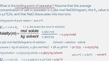 Colligative properties - problems