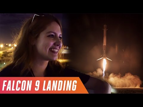 Watching SpaceX land a Falcon 9 rocket