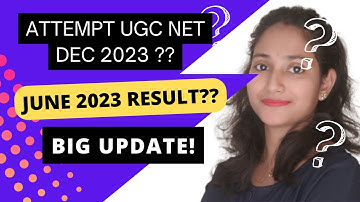 UGC NET 2023 I Answer Key I Why to give UGC NET December 2023 Attempt